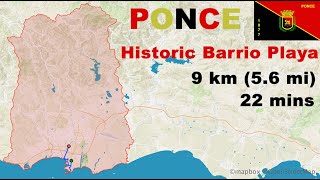 Driving in Puerto Rico  Ponce  Part 1 Historic Barrio Playa [upl. by Asihtal291]