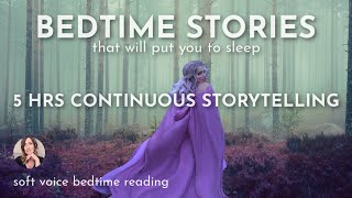 5 HRS of continuous bedtime stories for grownups with soothing voice that will put you to sleep [upl. by Olleina644]