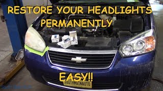 How To Super Clean Your Headlights  PERMANENTLY [upl. by Stahl]