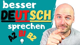 Besser Deutsch sprechen  Wortschatz  Deutsch lernen  A2 B1 B2 [upl. by Dnarb477]