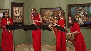 GFHandelArrival of the Queen of Sheba Misteria Saxophone Quartet [upl. by Eirrehs]