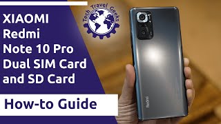 Xiaomi Redmi Note 10 Pro  How To Use Dual SIM Cards and SD Cards [upl. by Ococ685]