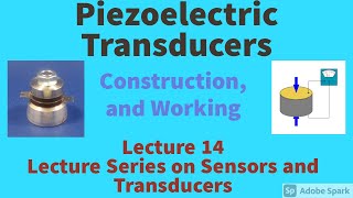 PIEZOELECTRIC TRANSDUCERSWORKINGCONSTRUCTIONADVANTAGES amp DISADVANTAGESAPPLICATIONSSampT Lecture [upl. by Ihcehcu]