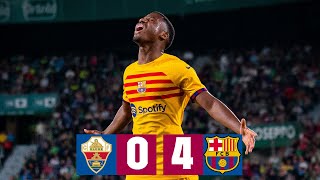 ELCHE 0 4 BARÇA  LALIGA 202223 MD27 [upl. by Nywrad]