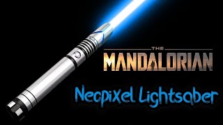 Mandalorian Neopixel Lightsaber Review [upl. by Euqinor614]