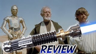 Star Wars ObiWan Kenobi Replica Neopixel Lightsaber Review [upl. by Sperling93]