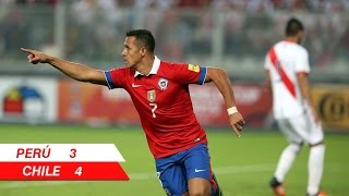 Perú 3  4 Chile  Eliminatorias Rusia 2018  Alberto Jesús López [upl. by Micheline]