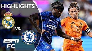 Real Madrid vs Chelsea in Charlotte  Highlights  ESPN FC [upl. by Aibat]