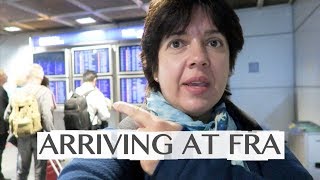 ARRIVING AT FRANKFURT AIRPORT FRA  GOING TO LONG DISTANCE TRAIN STATION [upl. by Retrak]