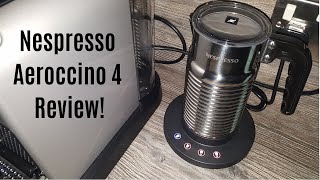 Nespresso Aeroccino 4 Milk Frother Review  Worth upgrading from the Aeroccino 3 [upl. by Eckel]