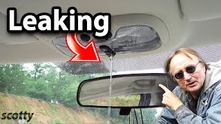 How to Fix a Water Leak in Your Car [upl. by Parsaye]