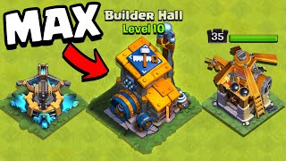 I MAXED New Clash of Clans Builder Base on Day 1 [upl. by Ramej]