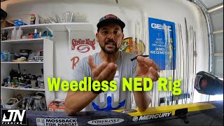 Weedless NED RIG Set Up I Tips and Tricks [upl. by Alleoj]