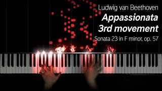 Beethoven  Sonata 23 quotAppassionataquot 3rd movement [upl. by Yehus]