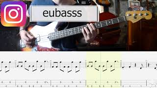 The Buggles  Video Killed The Radio Star BASS COVER  PLAY ALONG TAB  SCORE [upl. by Dnomal]