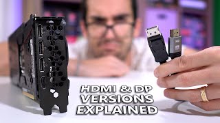 All HDMI and DisplayPort Versions EXPLAINED [upl. by Bresee]