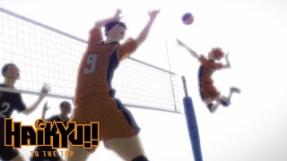 Karasunos Killer Attack  HAIKYU TO THE TOP [upl. by Tom]