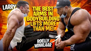 OLYMPIAN WITH THE BEST ARMS IN BODYBUILDING  ROELLY WINKLAAR [upl. by Highams]