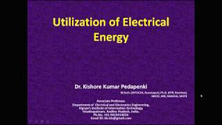 Utilization of Electrical Energy  Introduction [upl. by Deadman767]