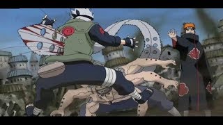 Kakashis Death  Pain Vs Kakashi  kakashi over uses Mangekyou Sharingan 60FPS  Naruto Shippuden [upl. by Gnauq]