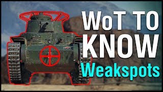 WoT to Know Armour and Weakspots GUIDE [upl. by Aihtnis]