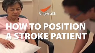 How To Position A Stroke Patient [upl. by Kcirrem739]