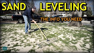 SAND LEVELING Your Lawn  What You NEED To Know [upl. by Coreen]