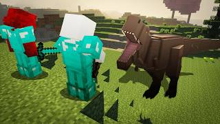 Surviving Dinosaurs in Minecraft [upl. by Ellasal]