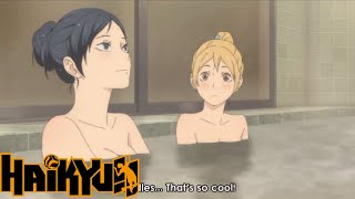 Bathing Scene during Spring Tournament  Haikyuu To The Top [upl. by Yeltnarb]