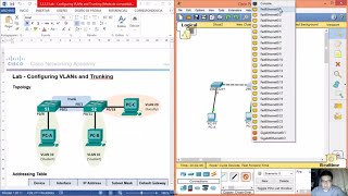 6225  3225 Lab  Configuring VLANs and Trunking [upl. by Aiseneg908]