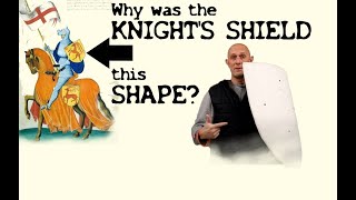 Why are medieval KNIGHTS SHIELDS that SHAPE [upl. by Imefulo]