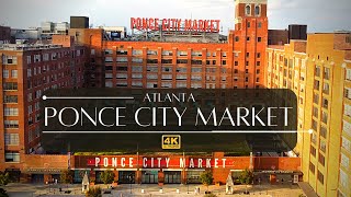 Ponce City Market Atlanta GA Tour Food Rooftop [upl. by Ric722]