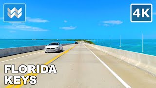 4K Florida Keys USA Scenic Driving Tour  Islamorada to Key West via A1A Highway Road Trip [upl. by Natividad]