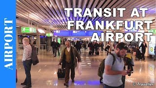 TRANSIT WALK AT FRANKFURT Airport FRA Terminal 1  Connection Flight Transfer Arriving amp Departing [upl. by Attenal]