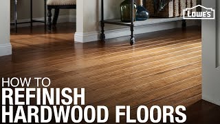 How to Refinish Hardwood Floors [upl. by Ellevart]