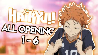 HAIKYUU  All Openings 16 [upl. by Gar]