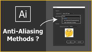 Art Optimized vs Type Optimized Anti Aliasing Methods in Illustrator CC [upl. by Goltz]