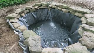 Digging a 400 Gallon Backyard GoldFish Pond HOWTO [upl. by Ahterod]